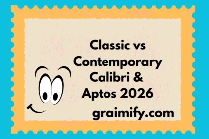 Classic vs Contemporary Calibri & Aptos 2026