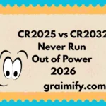 CR2025 vs CR2032 Never Run Out of Power 2026