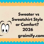 Sweater vs Sweatshirt Style or Comfort 2026
